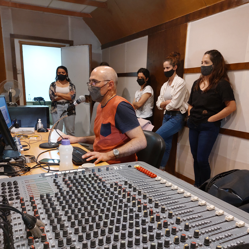 proceso de registro de voces