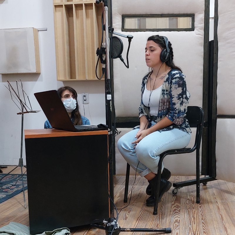 proceso de registro de voces